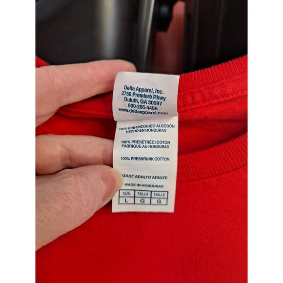 Delta Pro Weight Men Red Philadelphia‎ Phillies 2023 Take October T-Shirt Size L - Picture 7 of 7